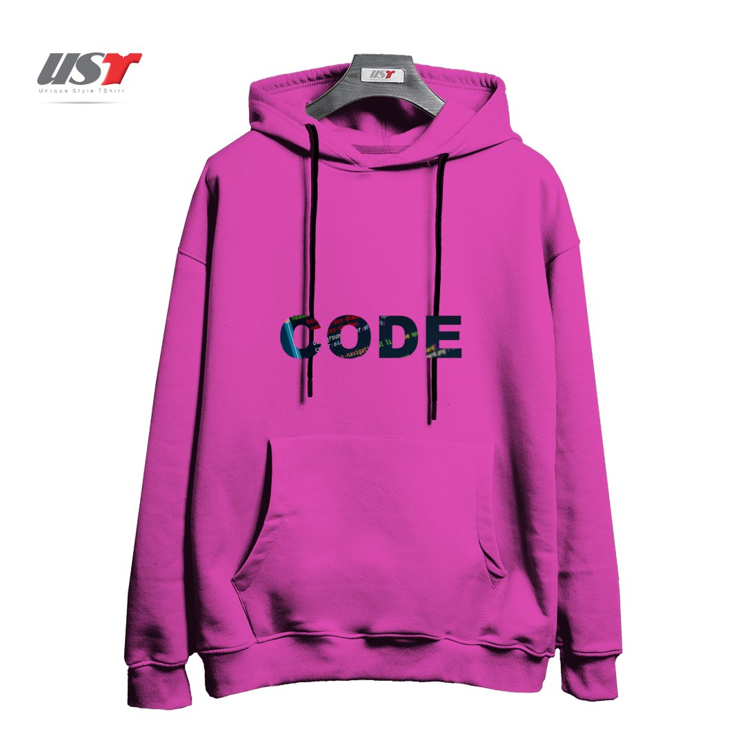 هودی اورسایز طرح CODE1