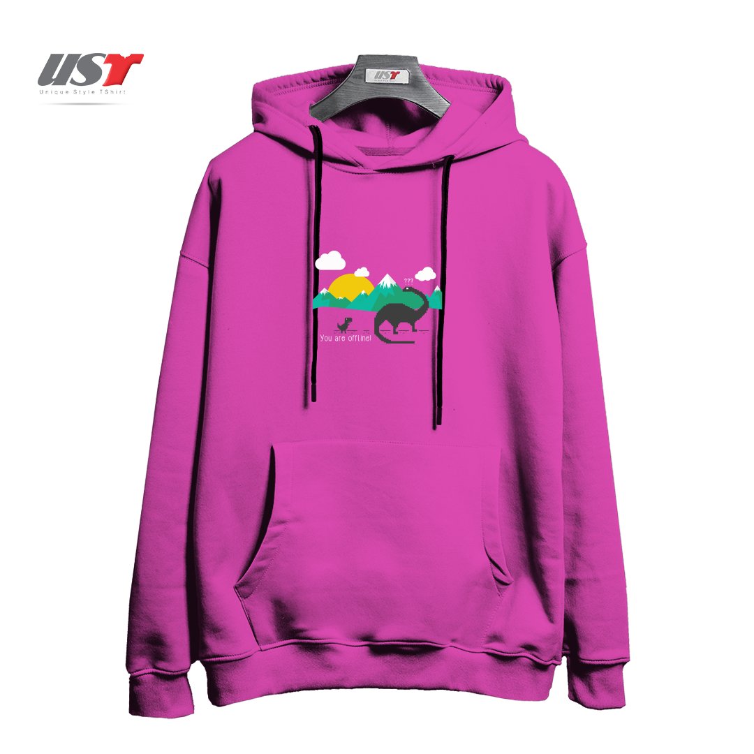 طرح C-REX هودی اورسایزرنگ صورتی