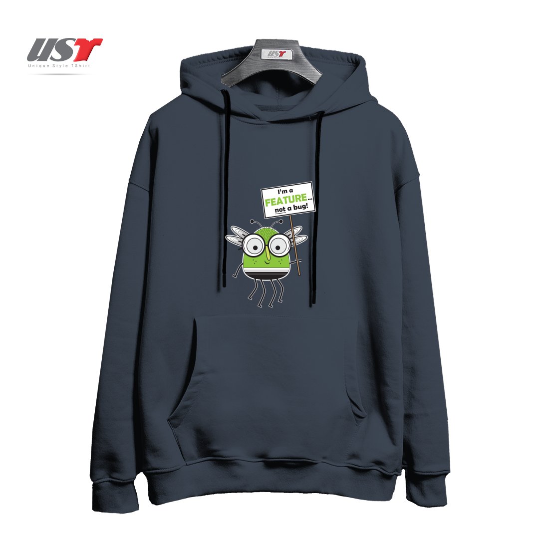 هودی اورسایز طرح I'M NOT A BUG