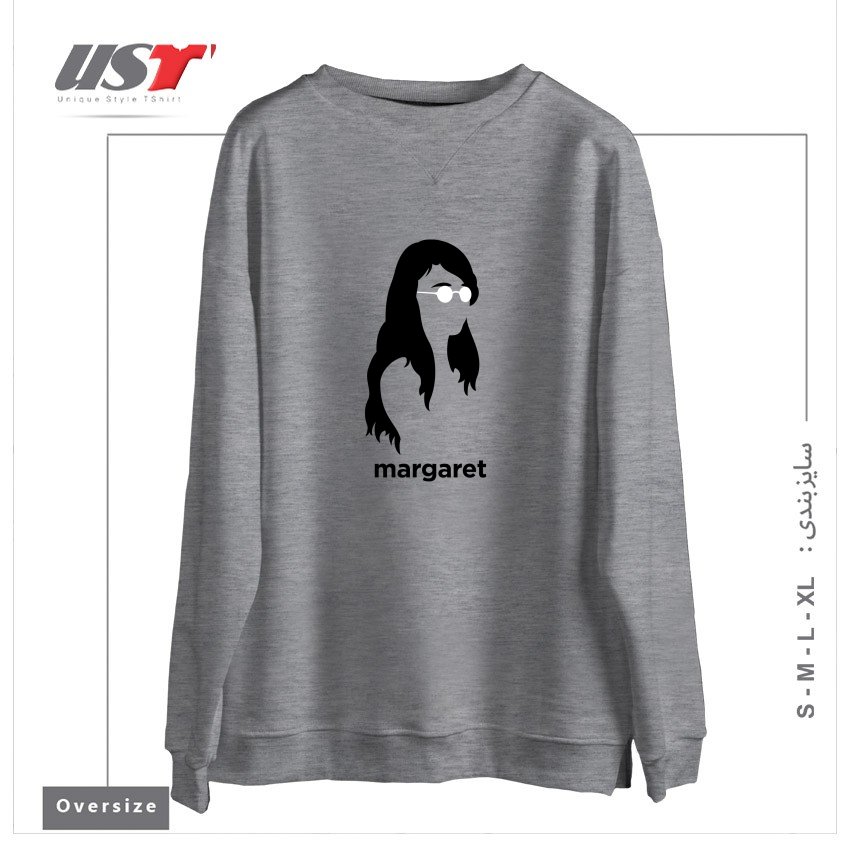 سوییشرت اورسایز طرح MARGARET HAMILTON (HIRSUTE HISTORY)