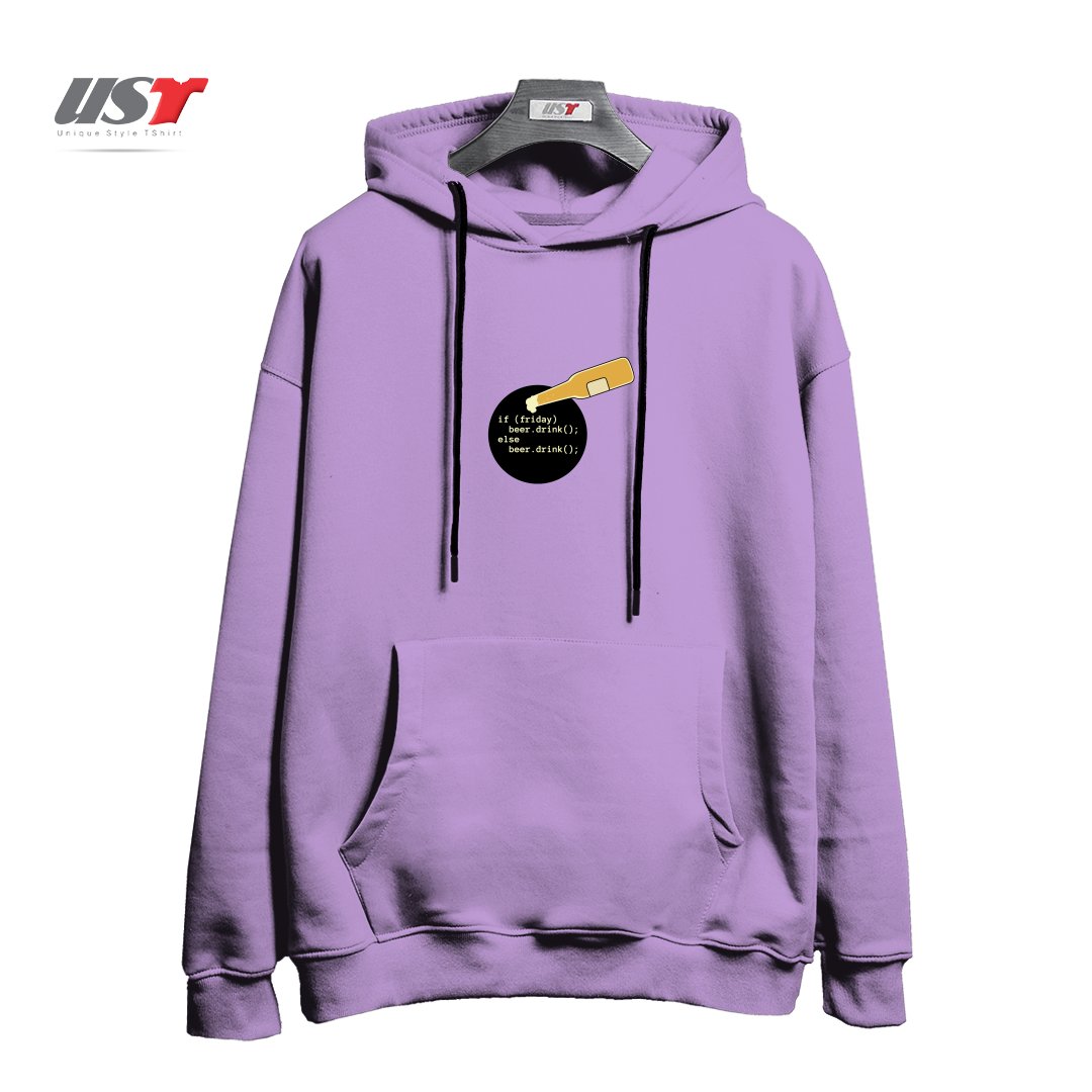 هودی اورسایز طرح PROGRAMMER AND BEER
