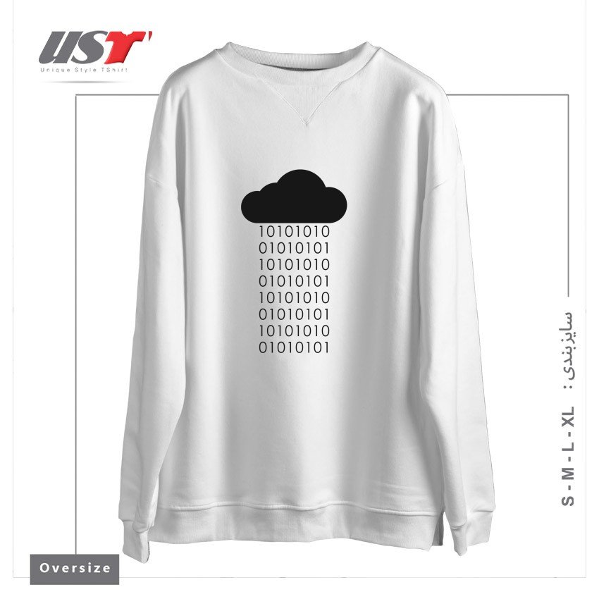 سوییشرت اورسایز طرح PROGRAMMER1