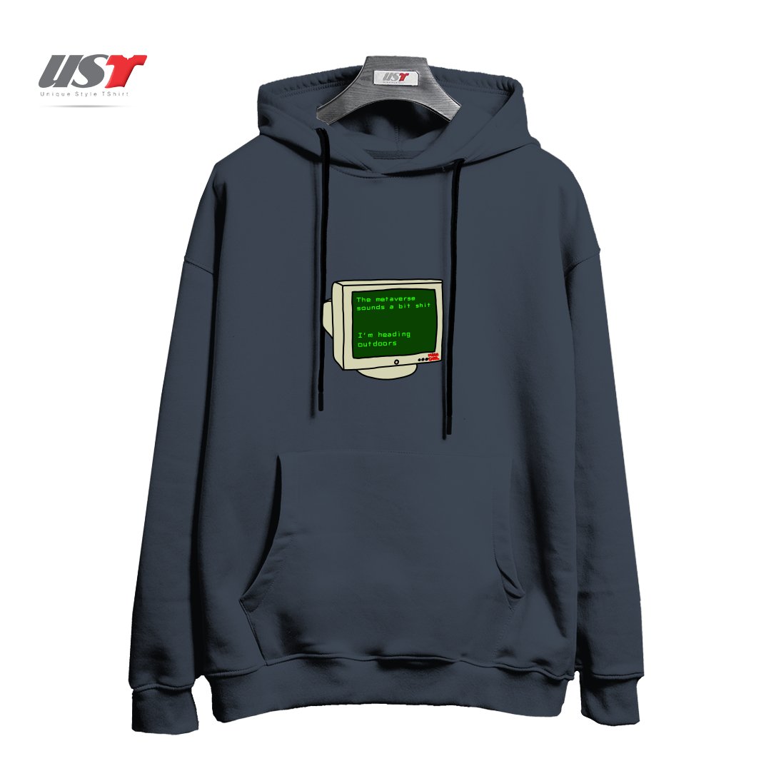 طرح REAL LIFE هودی اورسایزرنگ دودی