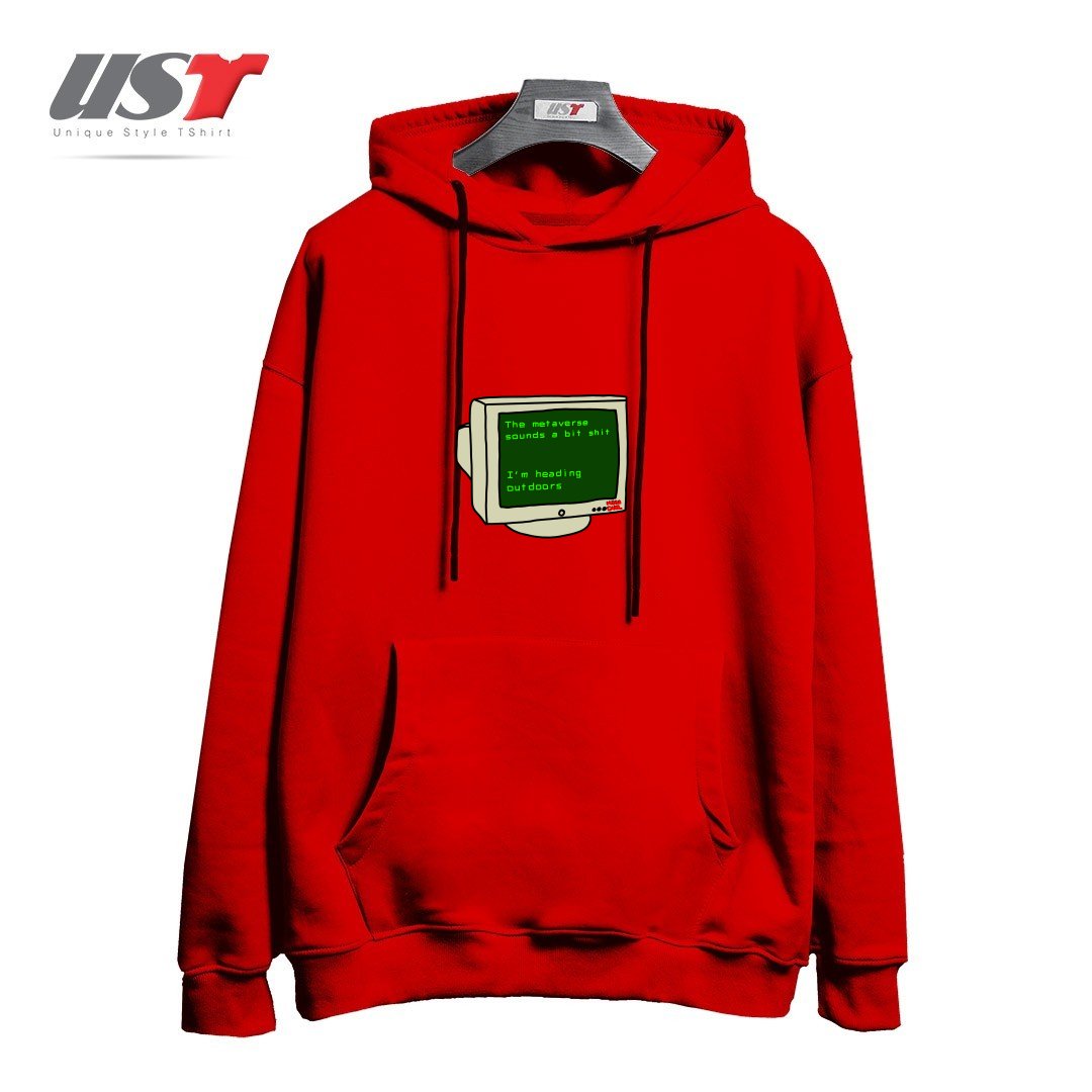 هودی اورسایز طرح REAL LIFE