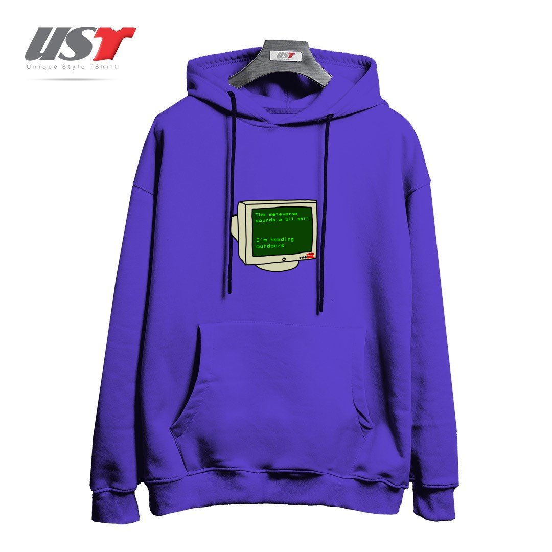 هودی اورسایز طرح REAL LIFE