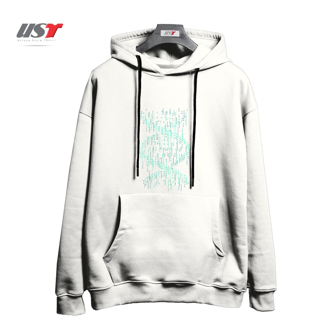 طرح SIMULATION هودی اورسایزرنگ سفید