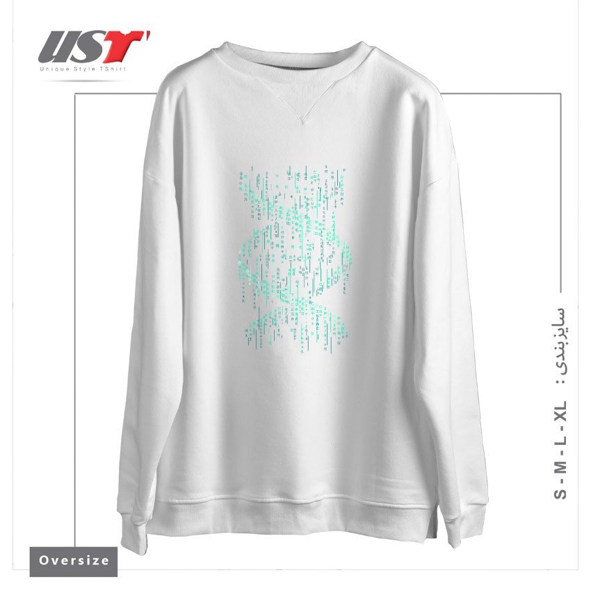 سوییشرت اورسایز طرح SIMULATION