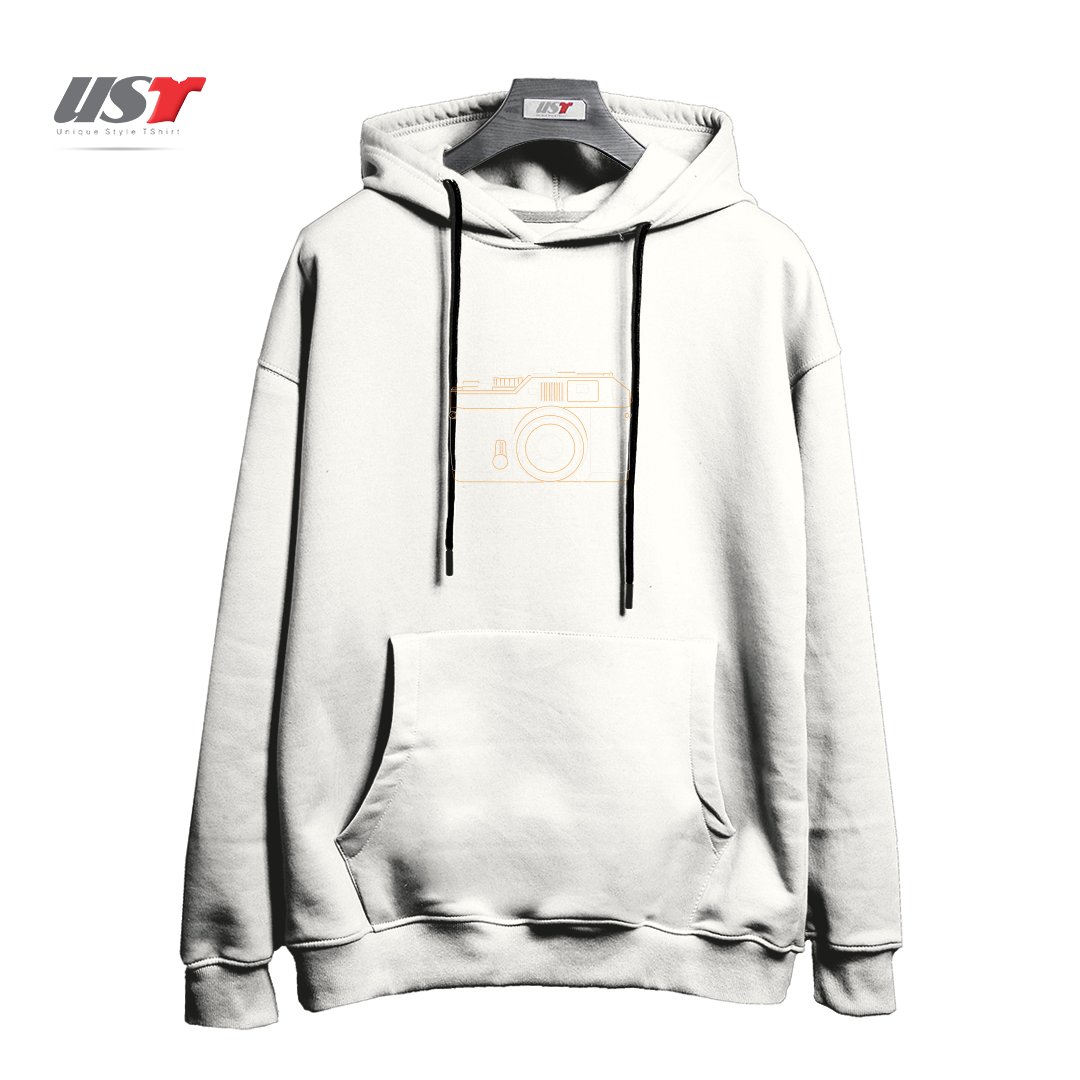 طرح BESSA-R هودی اورسایزرنگ سفید