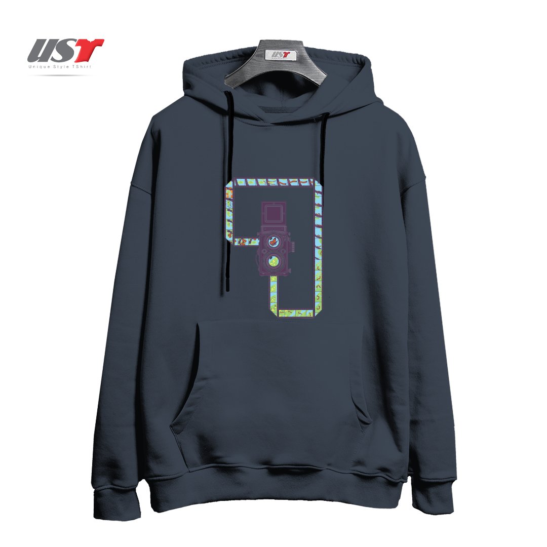 طرح CAMERA1 هودی اورسایزرنگ دودی