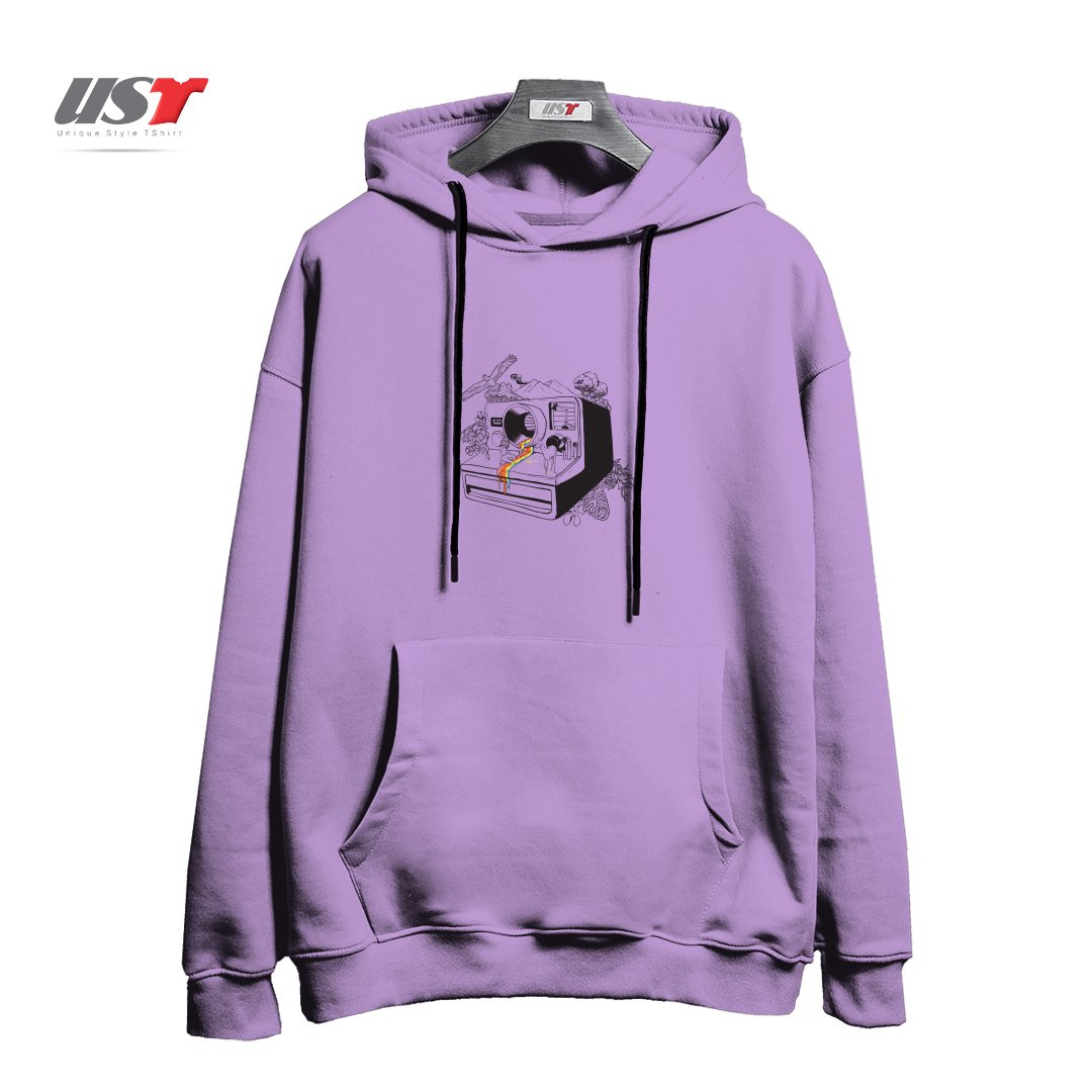 طرح CAPTURED NOSTALGIA هودی اورسایزرنگ یاسی