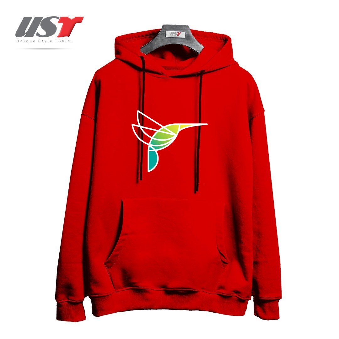 هودی اورسایز طرح HUMMINGBIRD