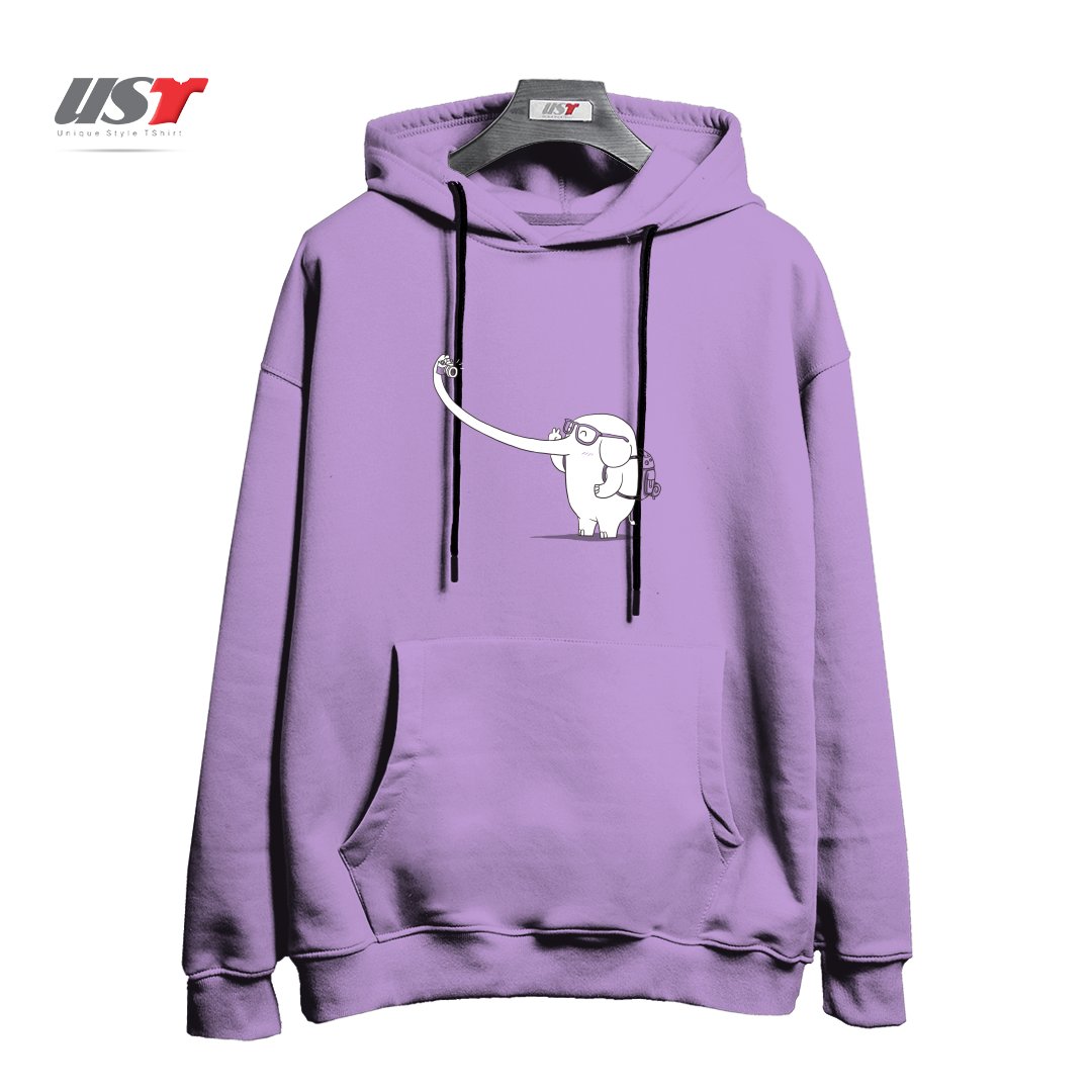 هودی اورسایز طرح LONELY TRAVELLER