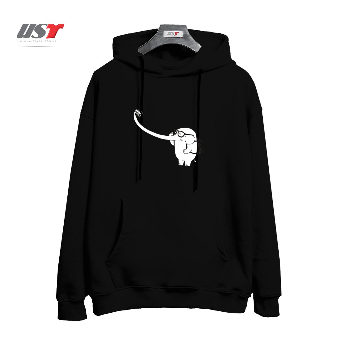 هودی اورسایز طرح LONELY TRAVELLER