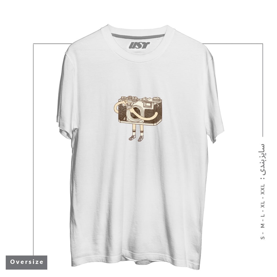 تیشرت اورسایز طرح PHOTOGRAPHER