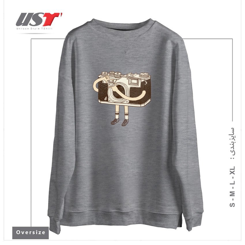 سوییشرت اورسایز طرح PHOTOGRAPHER