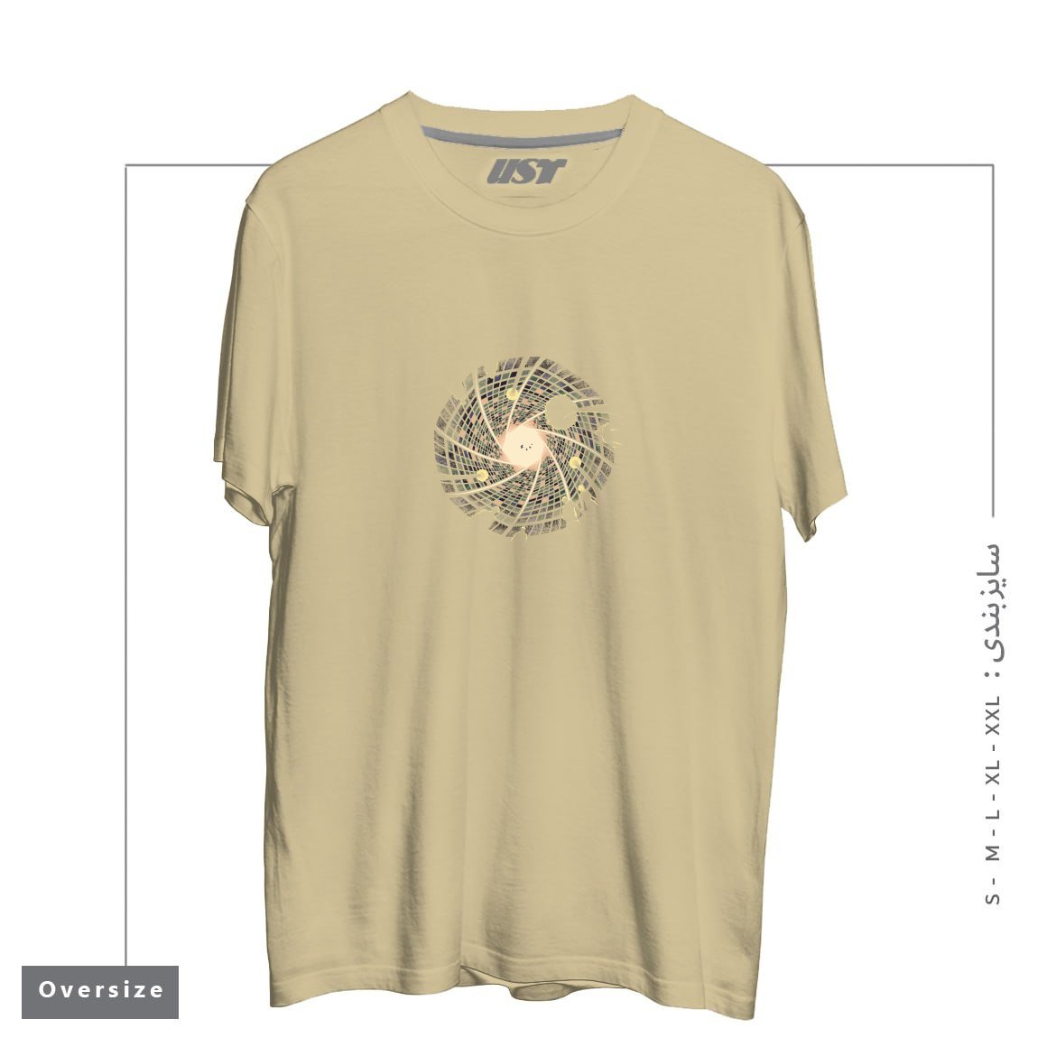 تیشرت اورسایز طرح SKY APERTURE