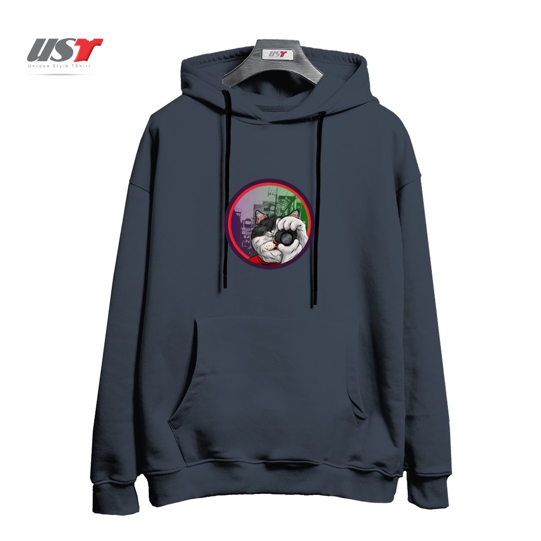 هودی اورسایز طرح STREET CAT TOKIO