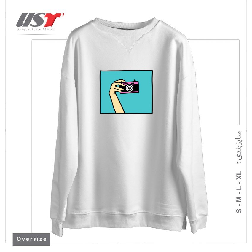 سوییشرت اورسایز طرح TAKE A PICTURE