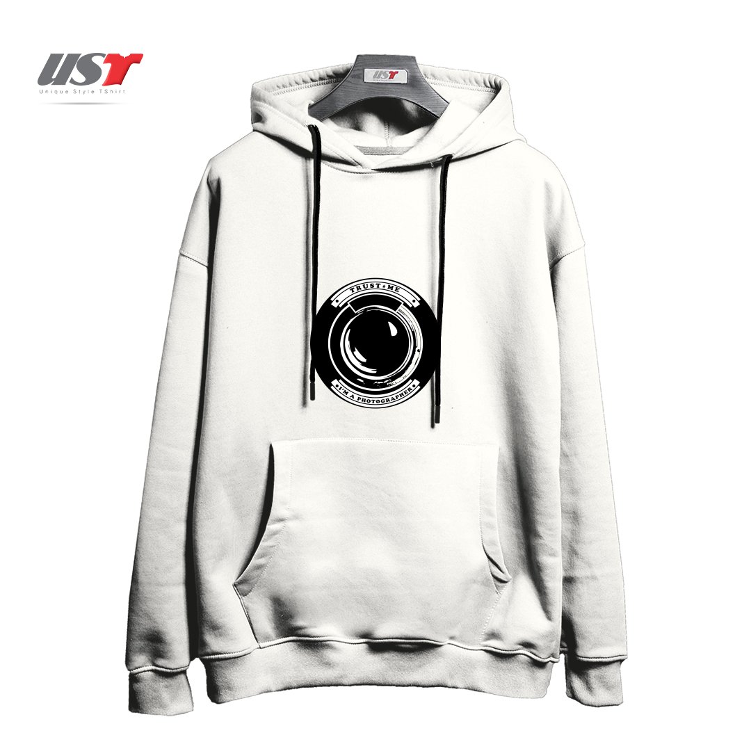 هودی اورسایز طرح TRUST ME I'M A PHOTOGRAPHER