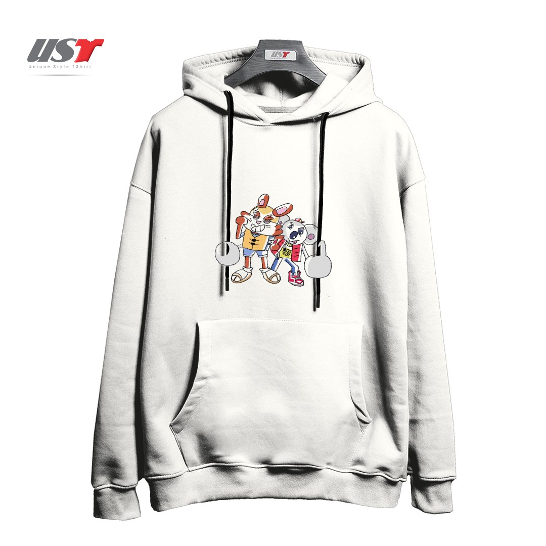 هودی اورسایز طرح EVAN & KEVIN