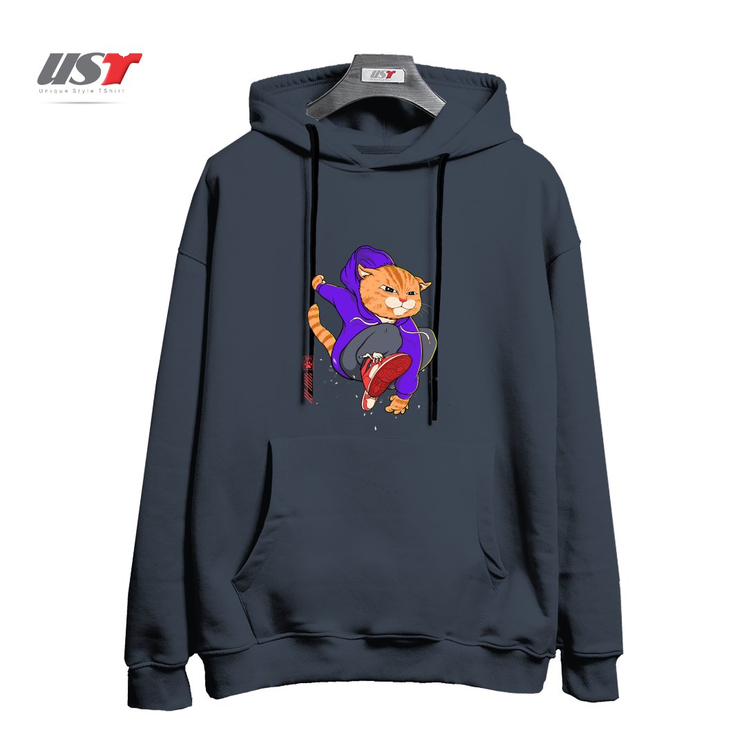 طرح PURRKOUR DOWNTOWN هودی اورسایزرنگ دودی