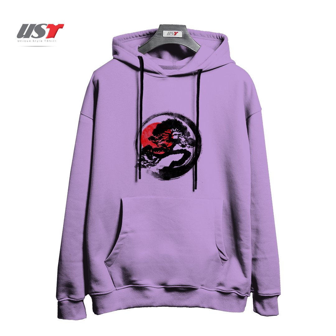 طرح BONSAI STROKE هودی اورسایزرنگ یاسی