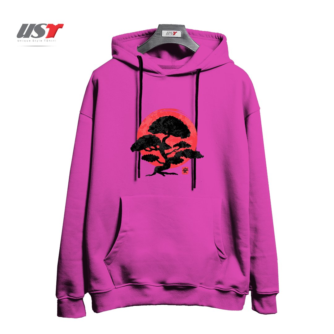 طرح HARMONY هودی اورسایزرنگ صورتی