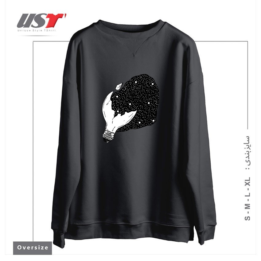 سوییشرت اورسایز طرح INJURED