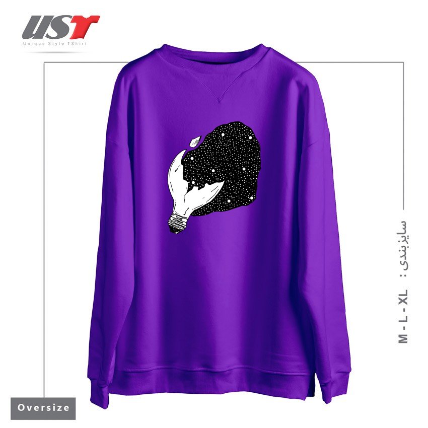 سوییشرت اورسایز طرح INJURED