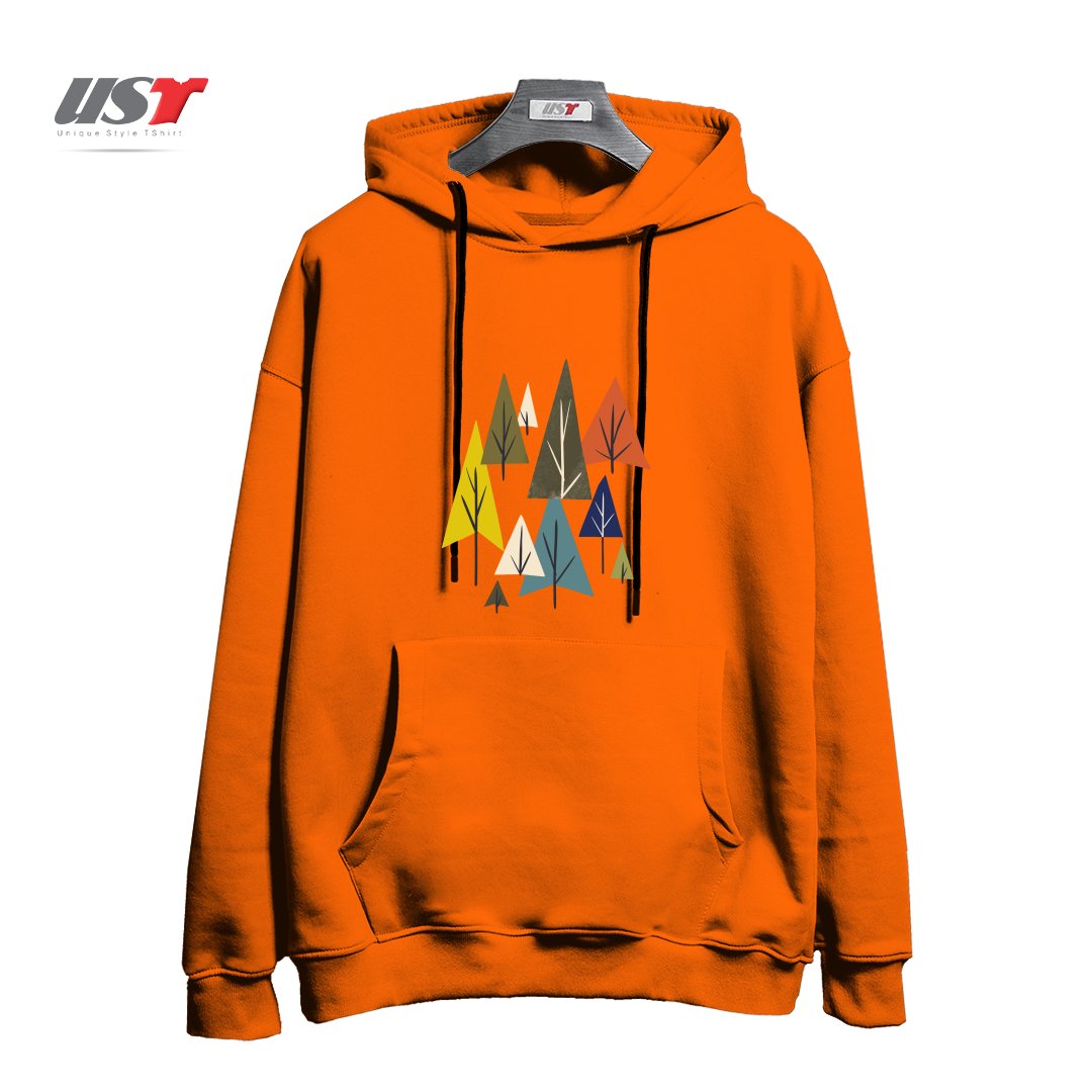 هودی اورسایز طرح MULTICOLOR PINES