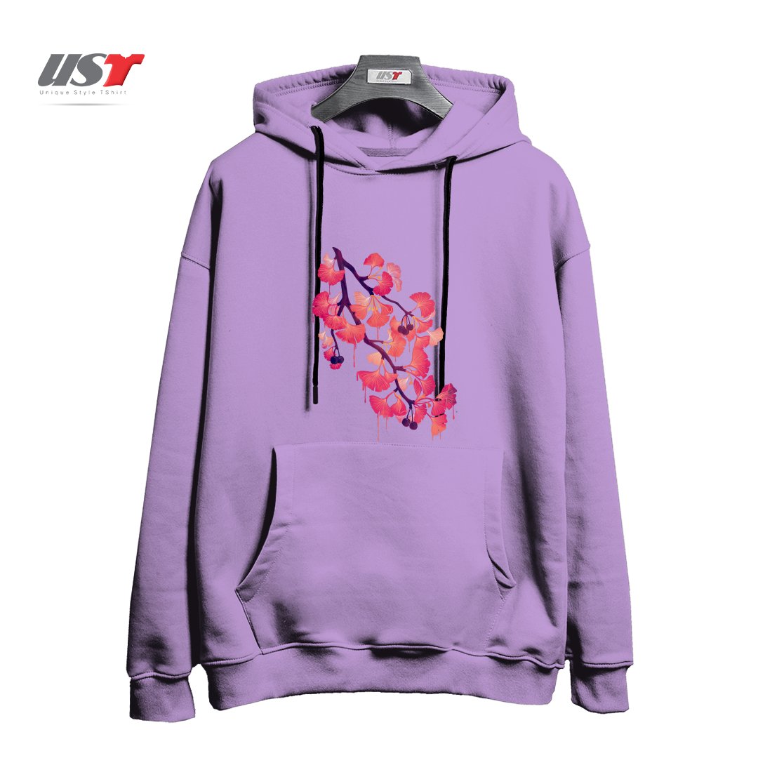 طرح O, GINKGO هودی اورسایزرنگ یاسی