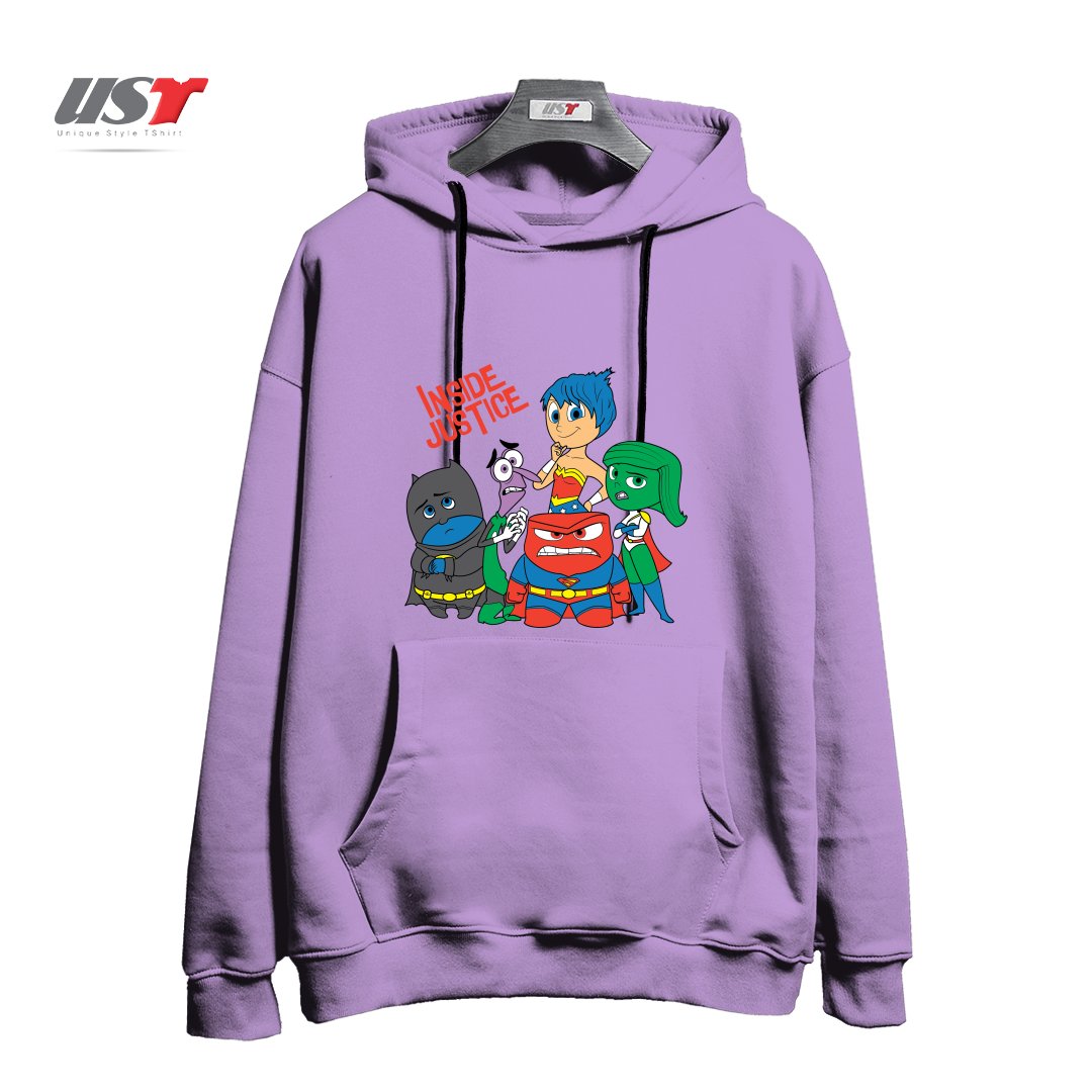 طرح INSIDE JUSTICE هودی اورسایزرنگ یاسی