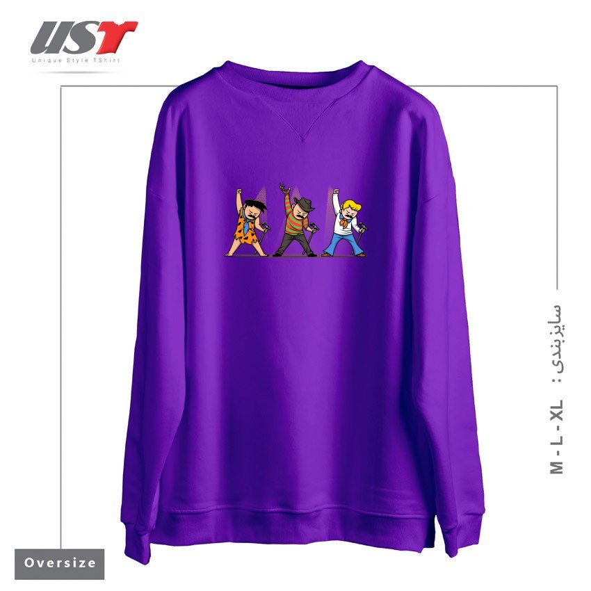 سوییشرت اورسایز طرح FREDDIES