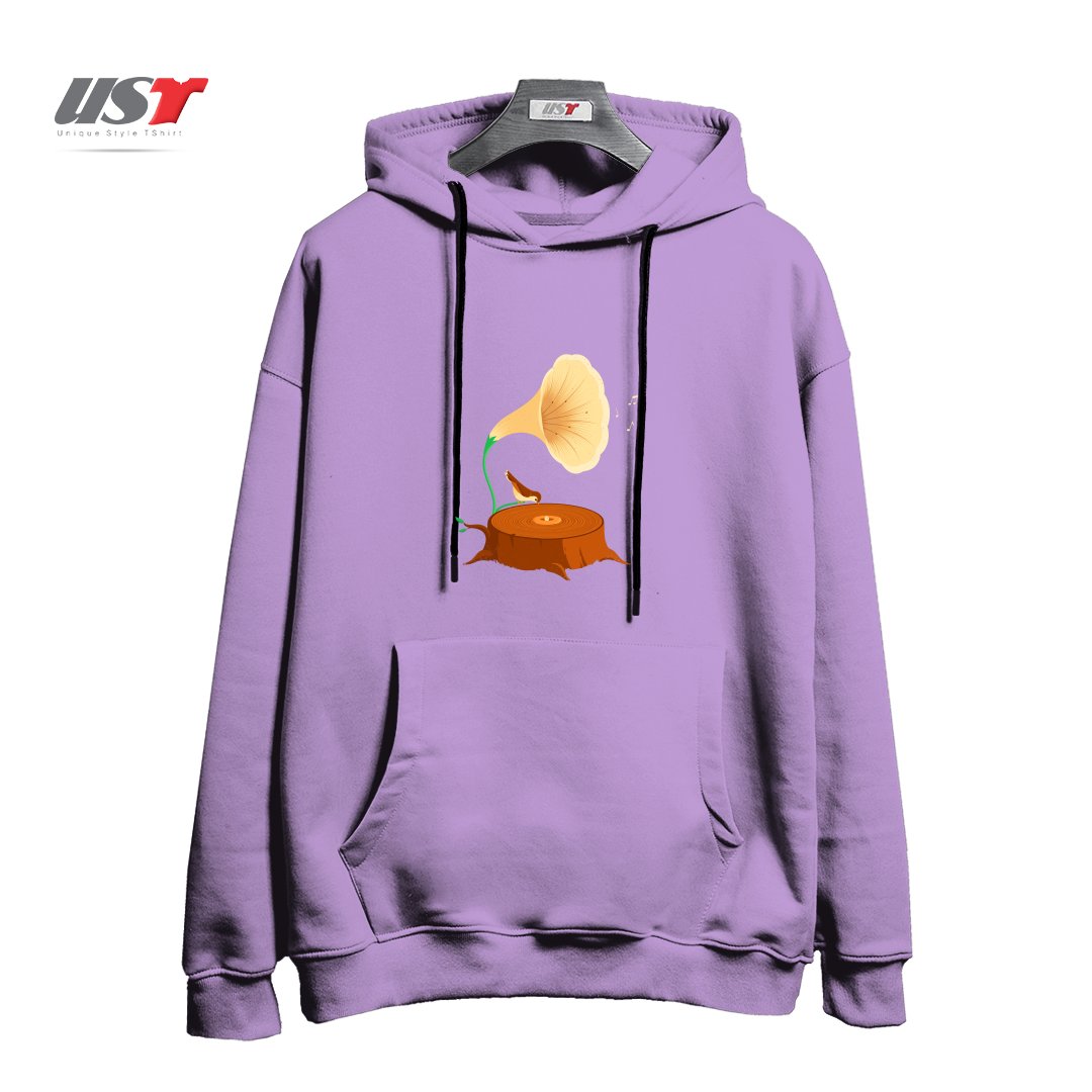 طرح LISTEN TO MOTHER NATURE هودی اورسایزرنگ یاسی