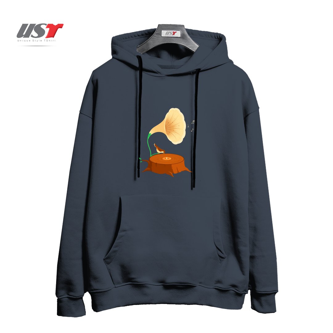 هودی اورسایز طرح LISTEN TO MOTHER NATURE