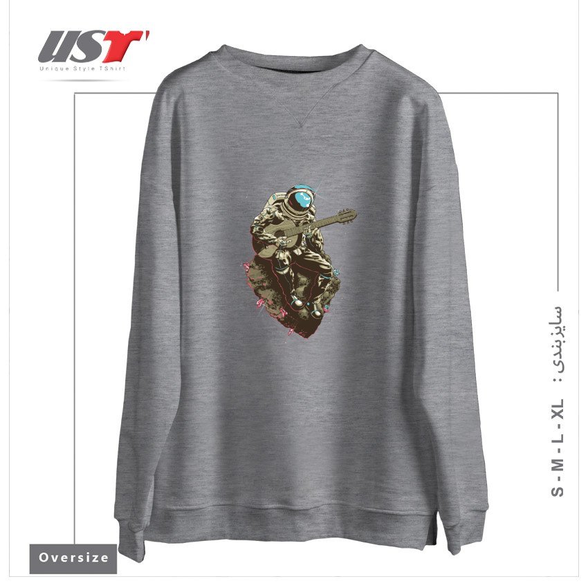 سوییشرت اورسایز طرح LONELY MAN