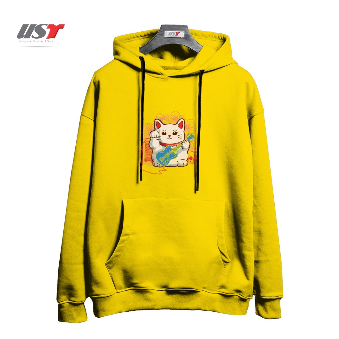 هودی اورسایز طرح LUCKY ROCK