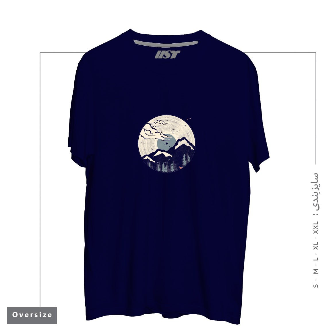 طرح MTN LP... (BLUE VARIANT) تیشرت اورسایزرنگ سرمه ای