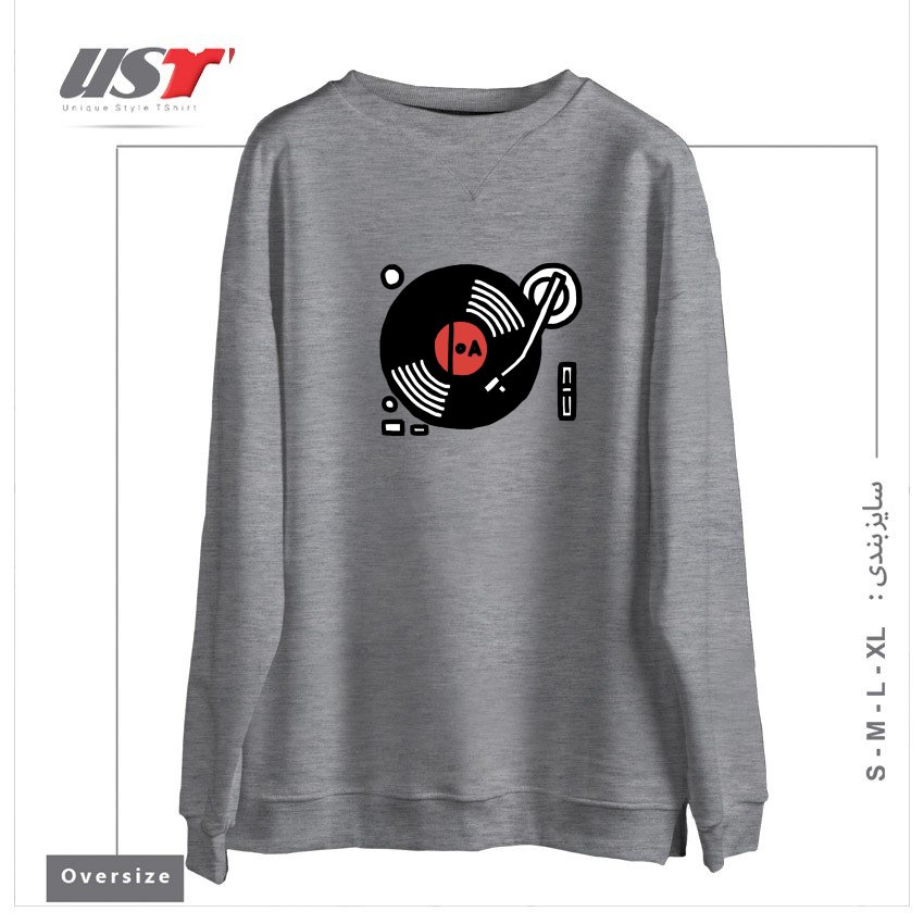 سوییشرت اورسایز طرح SCRATCH MY BACK