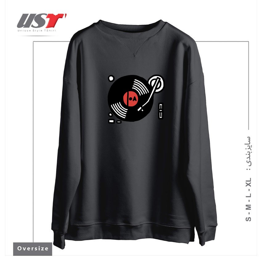 سوییشرت اورسایز طرح SCRATCH MY BACK