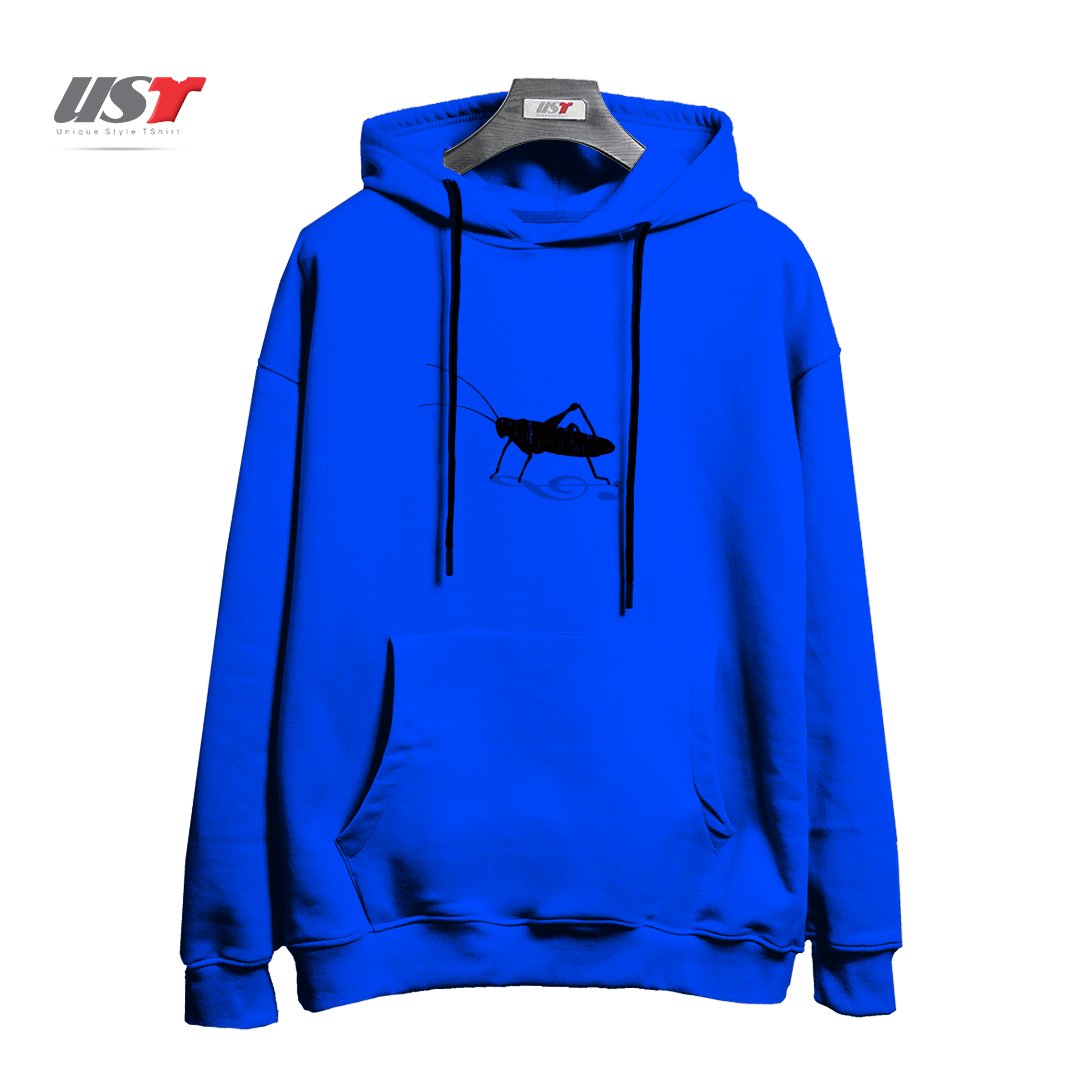 طرح SUMMER MUSIC هودی اورسایزرنگ آبی شالی