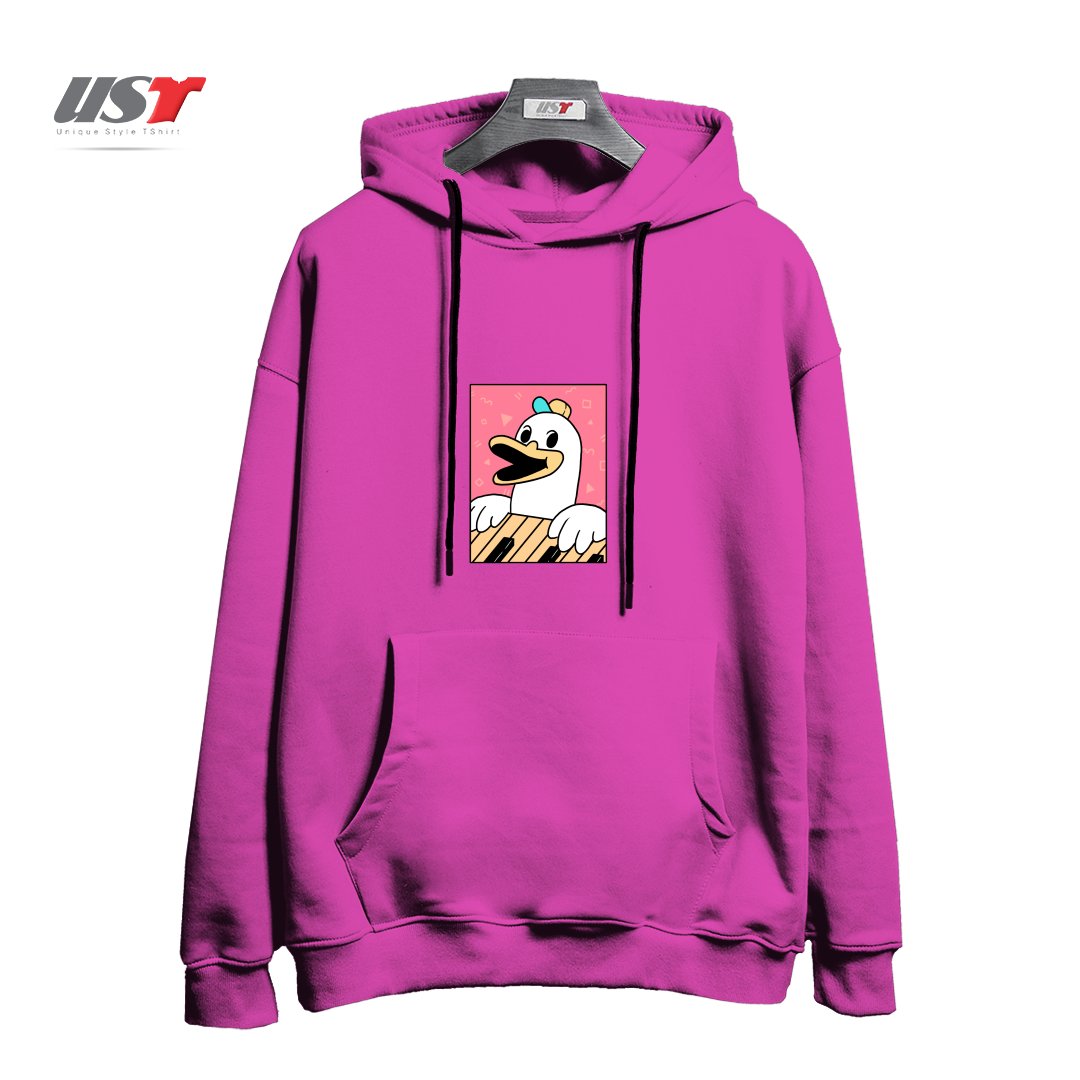 هودی اورسایز طرح SYNTH DUCK