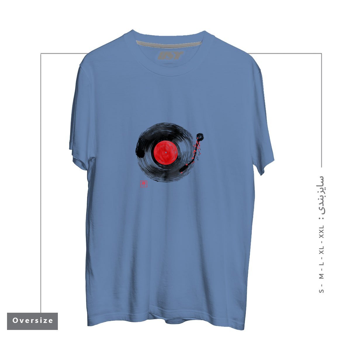 تیشرت اورسایز طرح ZEN MUSIC1