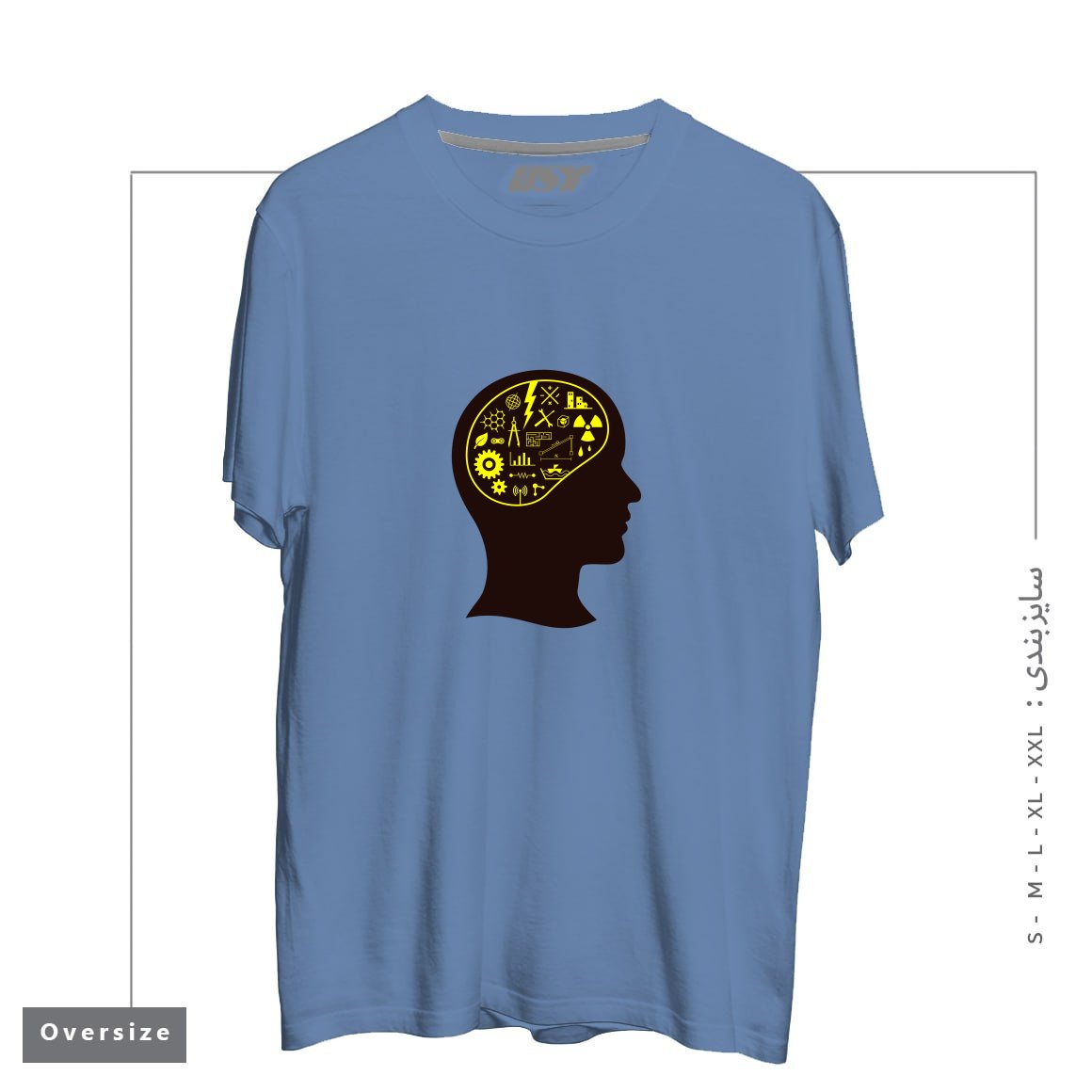تیشرت اورسایز طرح ENGINEERING MIND