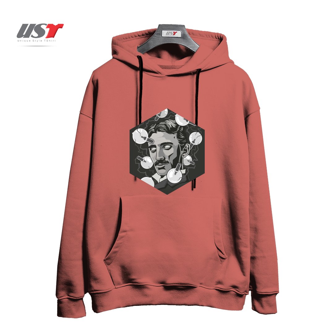 هودی اورسایز طرح TESLA