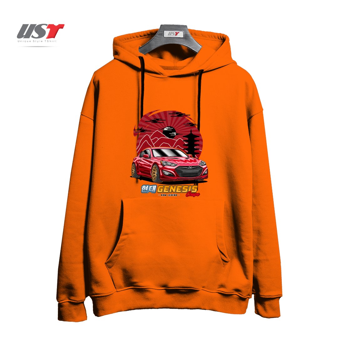 طرح KDM STREET RACING HYUNDAI GENESIS COUPE هودی اورسایزرنگ نارنجی