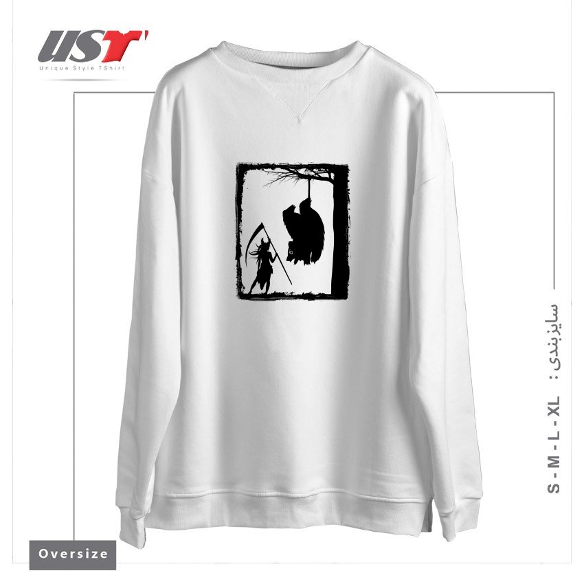سوییشرت اورسایز طرح BEAR KICK