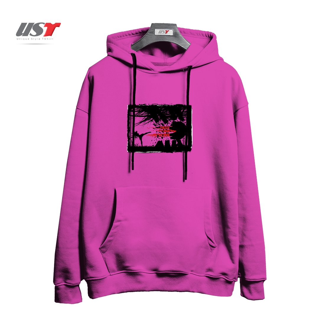 هودی اورسایز طرح BEAR KICK3