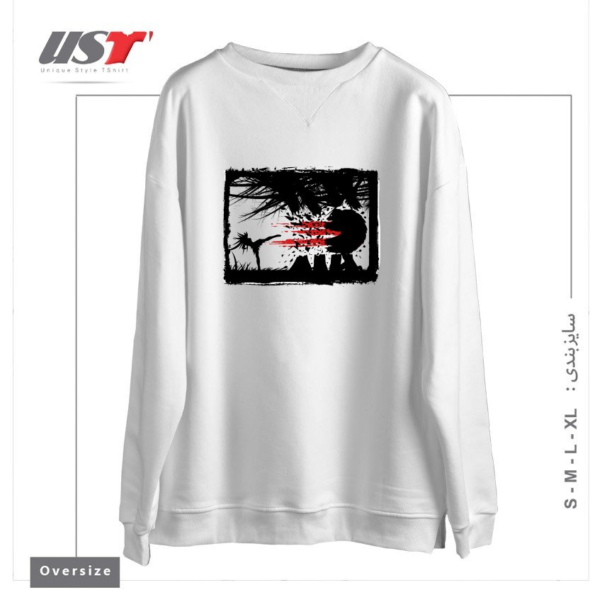 سوییشرت اورسایز طرح BEAR KICK3