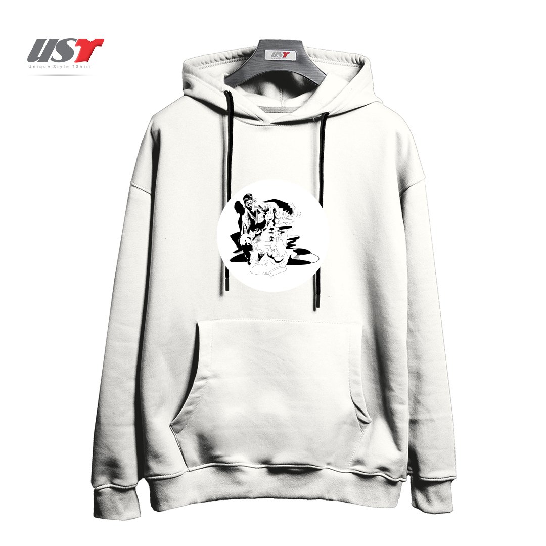 هودی اورسایز طرح BJJ SHADOW FIGHT